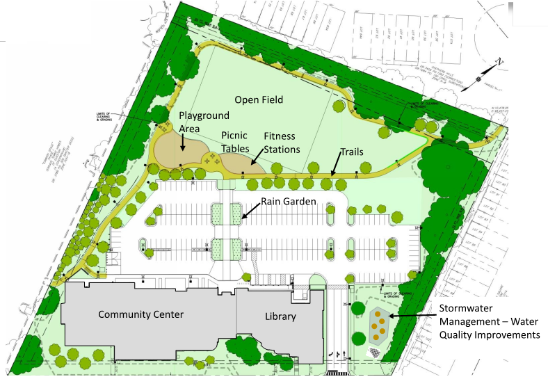 Lorton community center and lorton library neighborhood and community